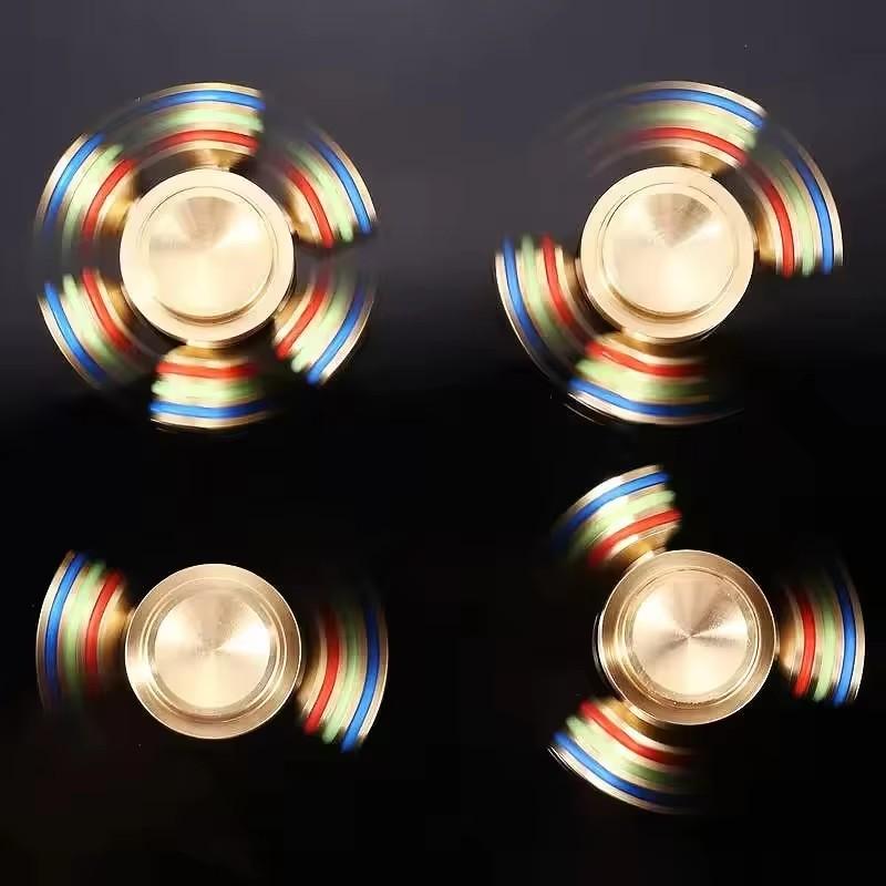 Discover Intime Metal Hand Spinner 6 Arm - Decompression Fidget Toy Edc Gadgets Anxiety Stress Relief For Adults Kids Antiestres Juguete