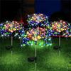 LED Solar Firework Lights: Outdoor Courtyard Lawn Decoration with One-to-Five Ground Plug