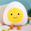Cute poached egg throw pillow plush toy girl bed sleeping pillow office table chair cushion home decoration