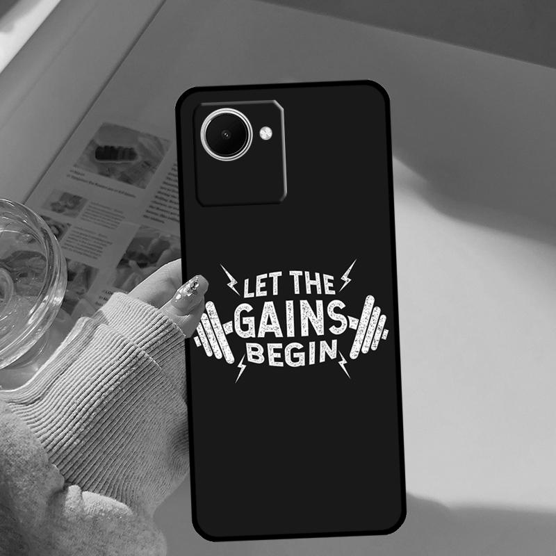 Workout fitness Gym For Realme C67 C75 C61 C55 C53 C51 C21Y C25S GT 7 Pro 5 6 GT 6T 10 11 12 13 14 Pro Plus Case
