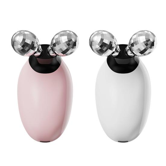 Microcurrent Facial Roller V-Shape Massager for Anti-Aging & Lymphatic Drainage Rechargeable Skin Tightening Device