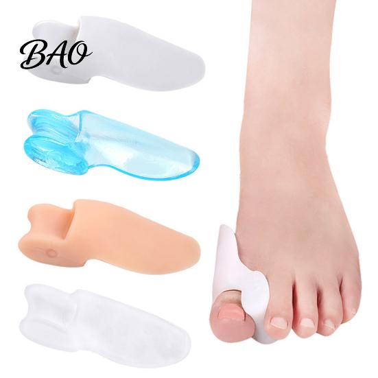 Comfortable Toe Spacer 2PCS Gel Separator, Hallux Valgus Correction And Overlapping Big Bunion Guard Corrector, Ultra-Thin Separator for Day Night Use