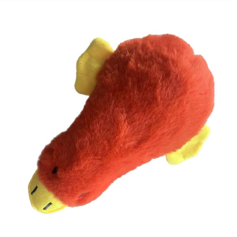 Peluche Ornitorinco Blu Giocattolo per Cani, Giocattolo Morbido Squeaky da Masticare per Cani Piccoli e Medi, Gioco Interattivo Regalo per Animali Domestici