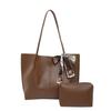 Vintage Inspired Pu Tote Bag With Top Handle For Work And Weekend Outings