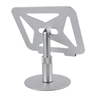 Tragbarer faltbarer Tablet-Halter aus Aluminiumlegierung mit Höhenverstellung und voller Drehbarkeit für einfache Reiseaufbewahrung und Stabilität