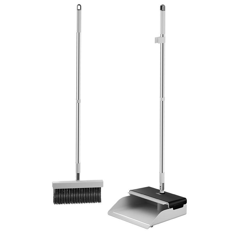 Broom & Dustpan Set: Magic Folding, Non-Stick Hair Household Cleaning Tools