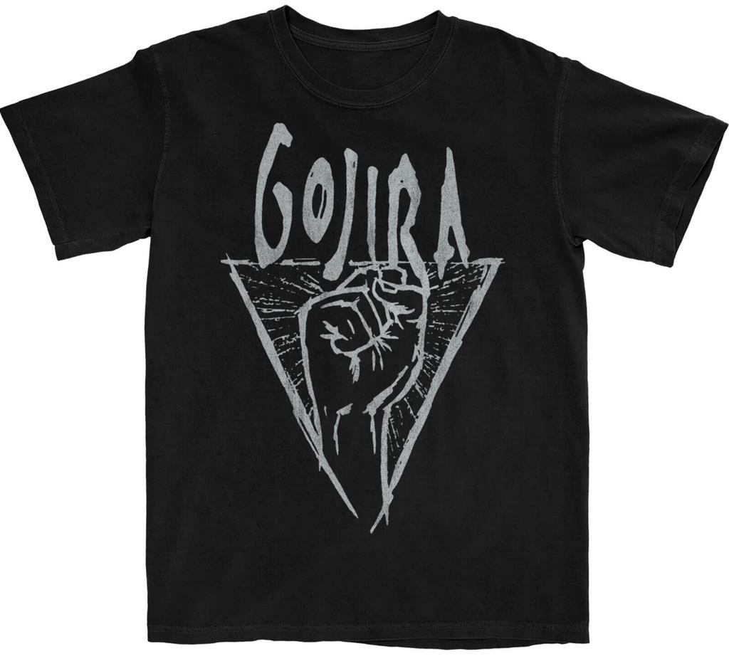 GOJIRA Cd Lgo POWER FIST Official SHIRT LRG New Fortitude Mars Sirius Sauvage
