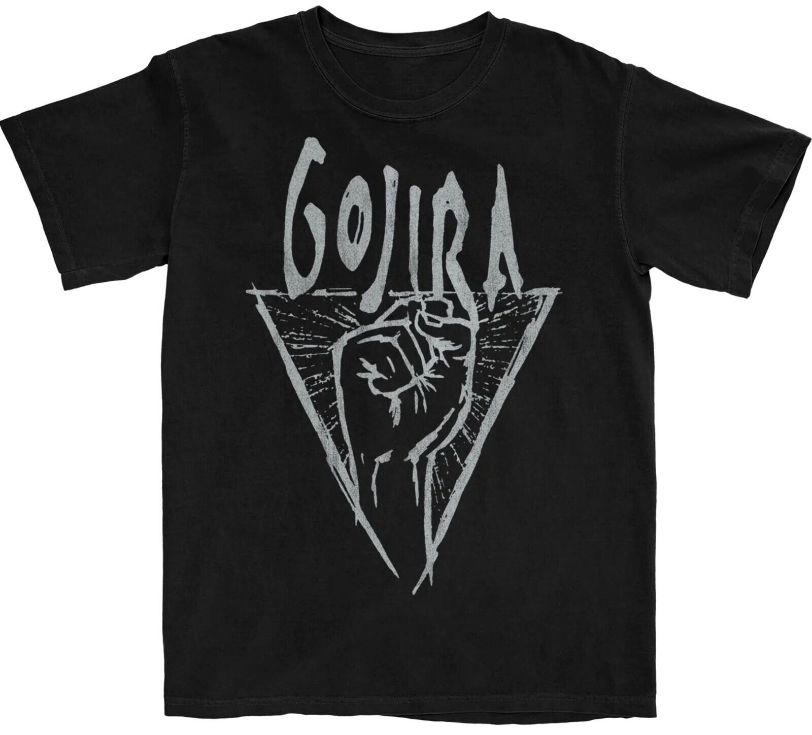 GOJIRA CD LGO POWER FIST Официальная Футболка LRG Новая стойкость Марс Сириус дикий XXL