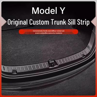 Tesla Model 3/Y Rear Bumper Protector & Trunk Sill Decoration Strip