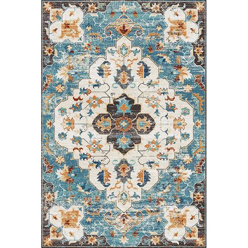 American Retro Living Room Decoration Carpet Minimalist Bedside Rugs for Bedroom Large Area Non-Slip Mat Washable Lounge Rug