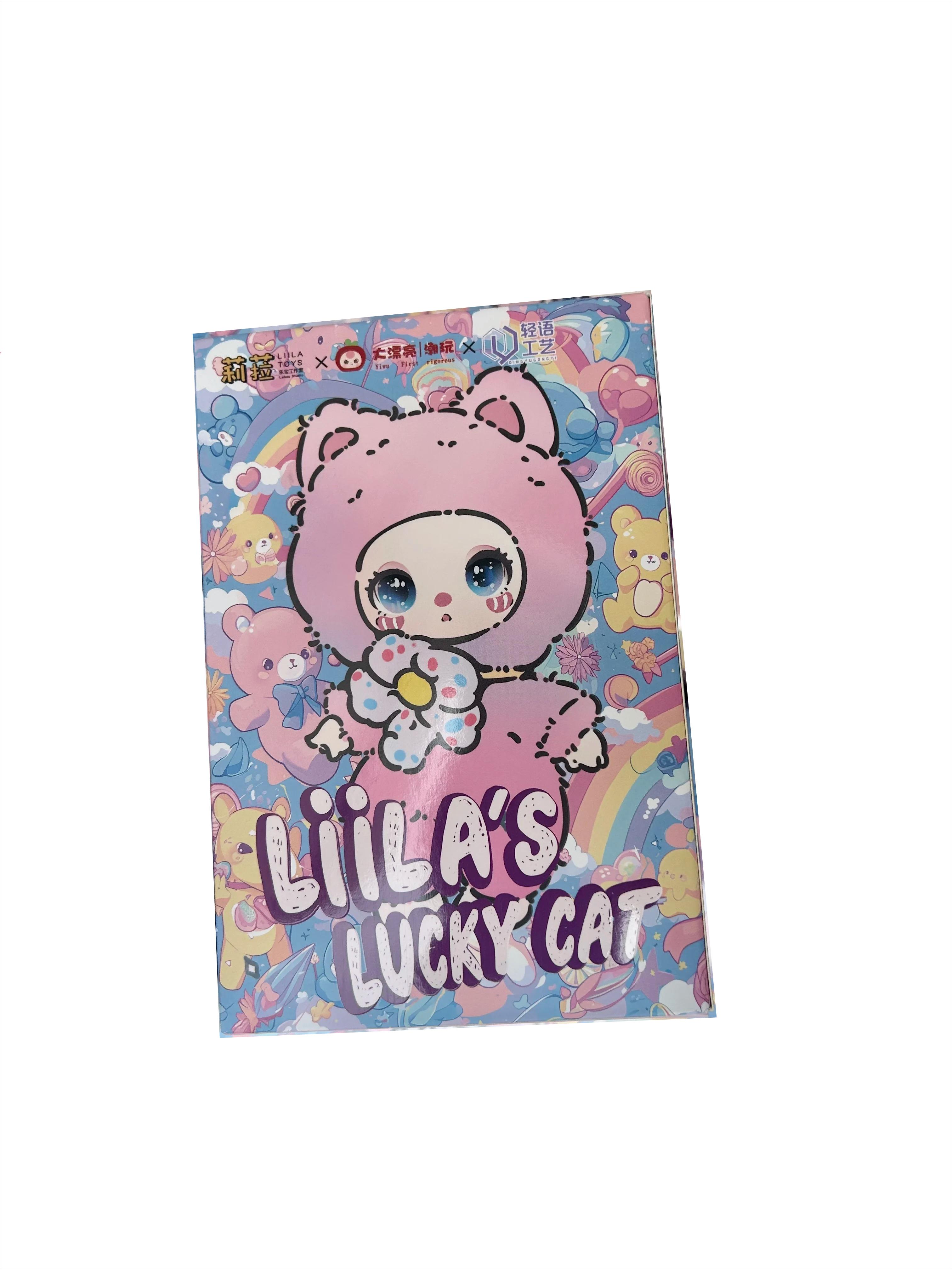 

Liila Серия «Счастливый кот» Каваи Блайнд Бокс Виниловая Кукла Мистери Бокс Модная Игрушка Коллекционная Девочка Сюрприз на День Рождения Подарок Украшения