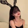 Adjustable Kitten Lolita Necklace with Clavicle Bell and Garter Leash - Japanese Chain and Lace Design Erotic Jewelry