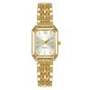 Square Dial Rhinestone Quartz Watch Slim Strap Rhinestone Watch Women Quartz Watch  Casual Wear