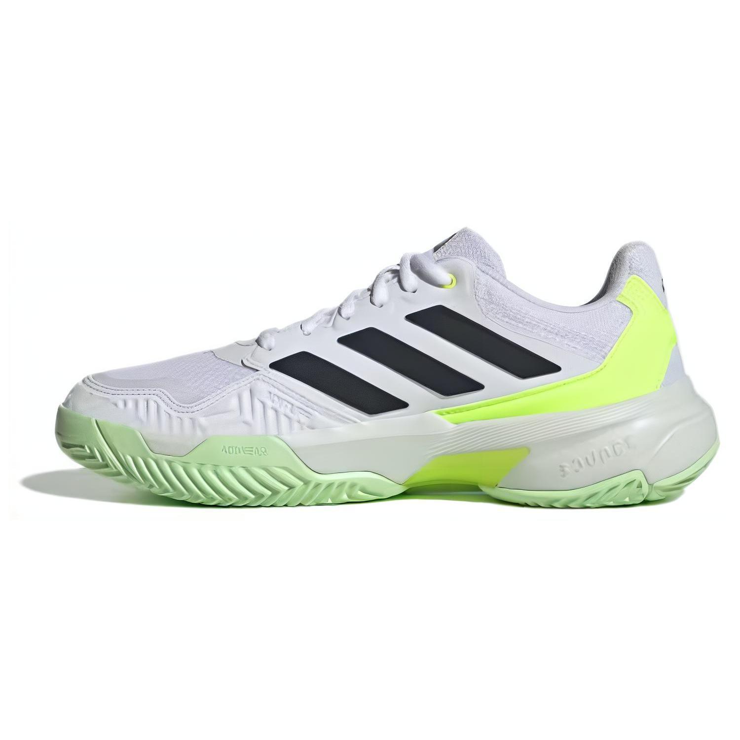 

Новые Adidas Courtjam Control 3 Облачно-белый Основной черный Яркий лимонный IF0459 44