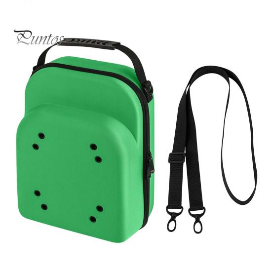 

Ящик для хранения бейсбольных кепок, защищает шляпу, противоударный, компактный органайзер для кепок с козырьком для ежедневного использования в поездках зелёный