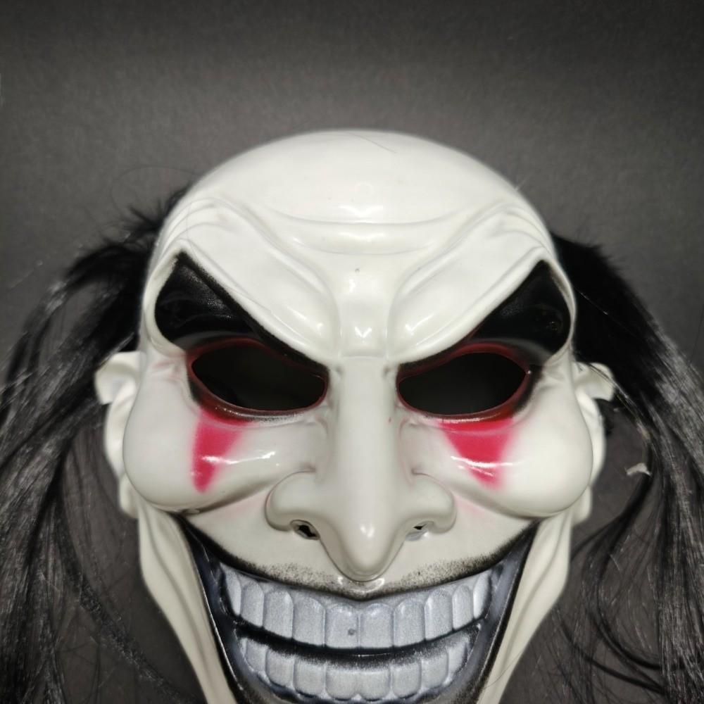 Realistic Scary Clown Mask Spooky Full Face Mask Terrifying Cosplay Mask Halloween Party