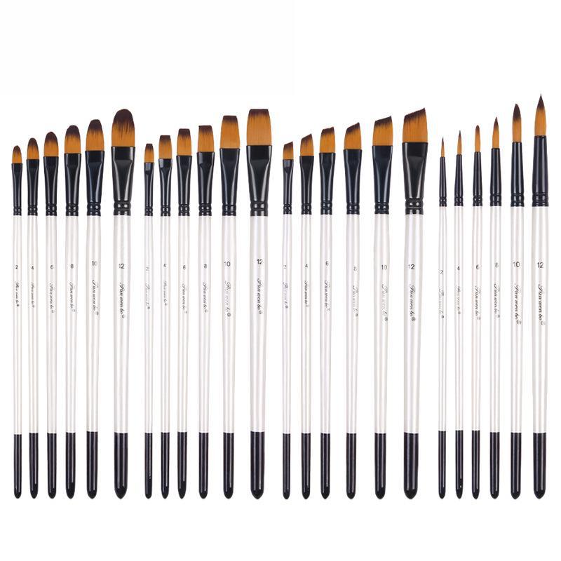 Set di 6 pennelli per pittura in nylon cross-border con gesso ad acqua e materiali artistici fai da te