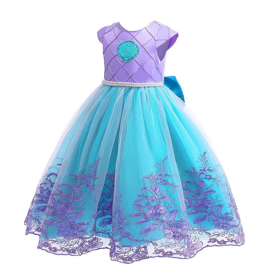 Mermaid Princess Dress with Accessories Premium Fabric 140cm 9-10 Years