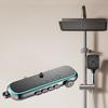 Temperature Digital Display Shower Set Bathroom Shower Faucet Wall Mounted Bathtub Faucet Hot Cold Mixer Tap Shower System