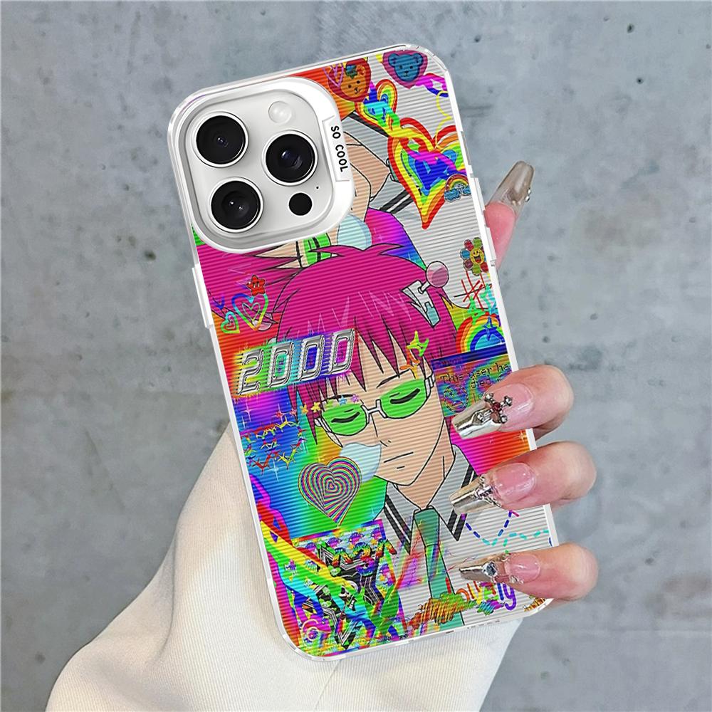 Saiki Kusuo No Psi Nan Phone Case For IPhone 16 15 14 13 12 11 Pro Max X XR XSMAX 8 7 Plus Matte Shockproof Back Cover