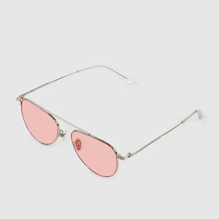 Tinted Sunglasses Fashion Item_ROW_Silver Pink Tint