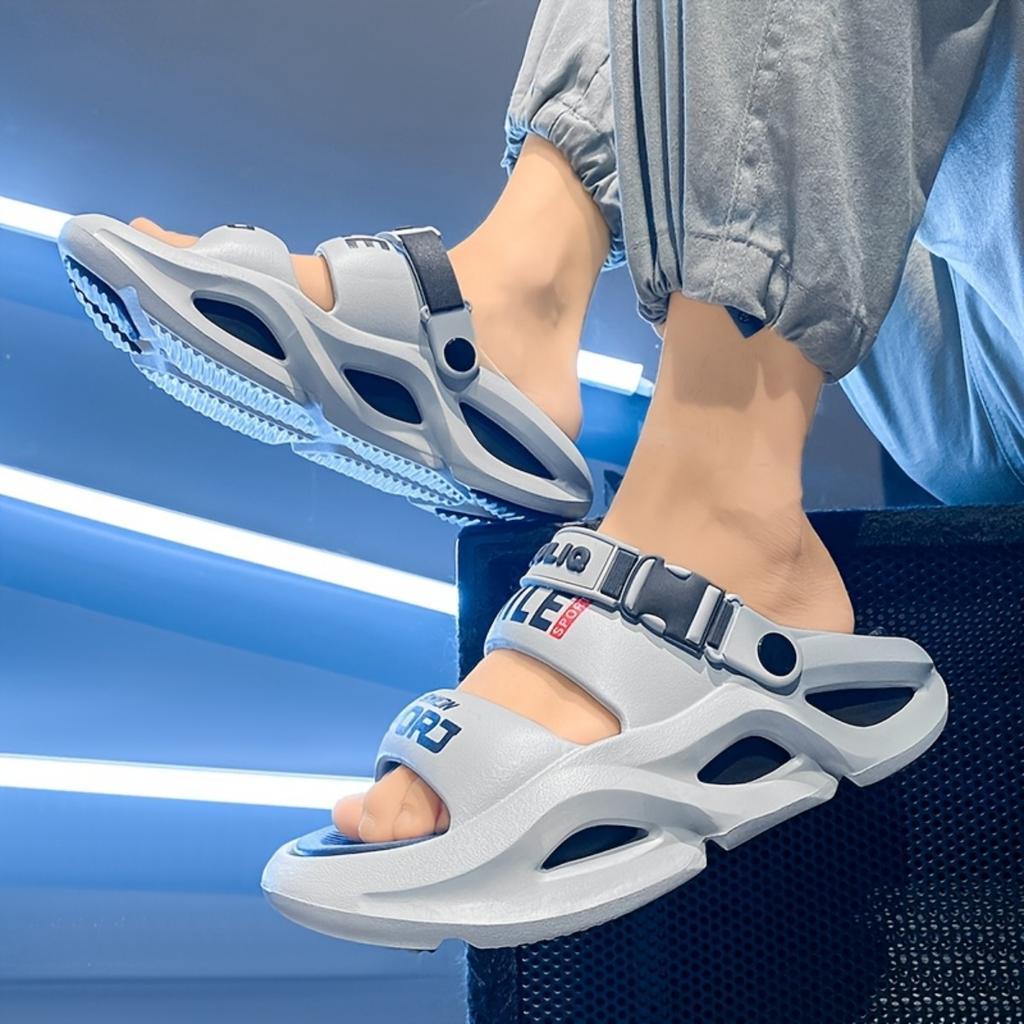 Men's and Women's Summer Semi-trailing Cave Shoes Beach Shoes, Couple Models Outdoor Camping Sports Sandals