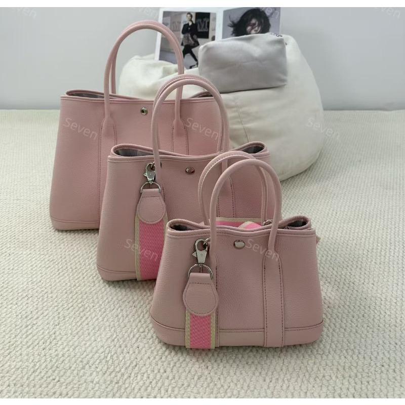 New garden bag leather tote bag cowhide handbag large capacity fashion women's bag trendy garden bag leather
