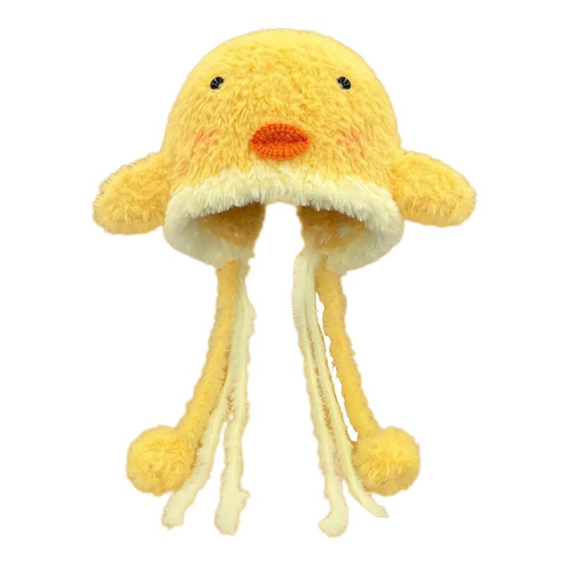 

Furry Hat Head Wrap Furry Chicken Soft Thicken Hood for Women Outdoor Wear Thicken Ear for Winter Sports Cycling Skiing 1