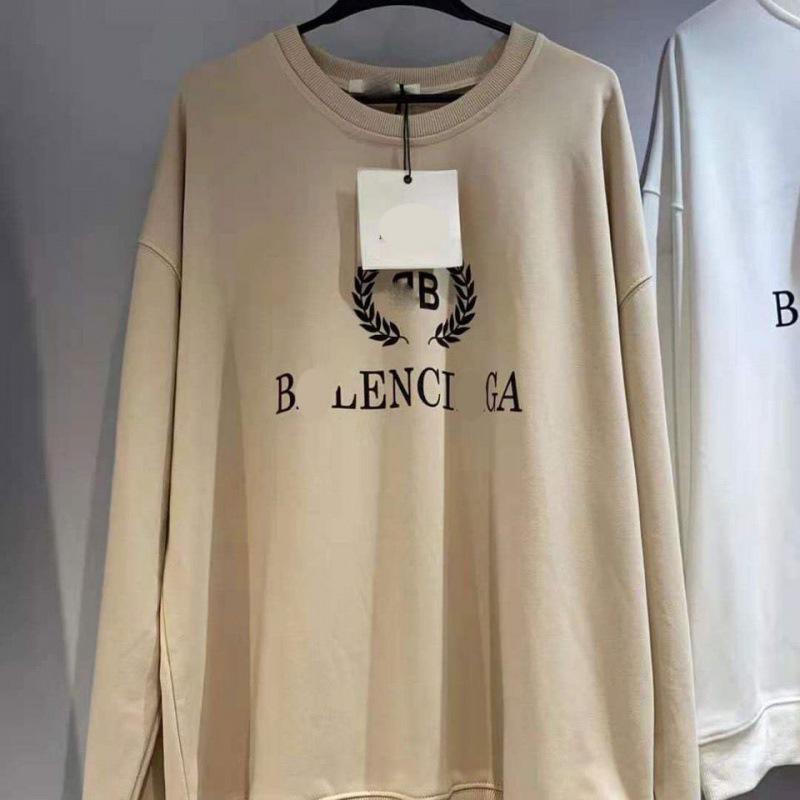 Cross New Paris Shijia Unisex Heavyweight Cotton Terry Hoodie - Wheat Ear Design