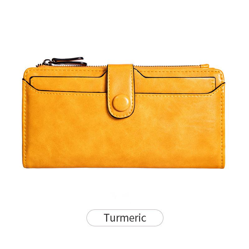 

Гуанчжоу кошелек из кожи масляного воска бешеная лошадь высокого качества, большой вместимости, клатч-конверт