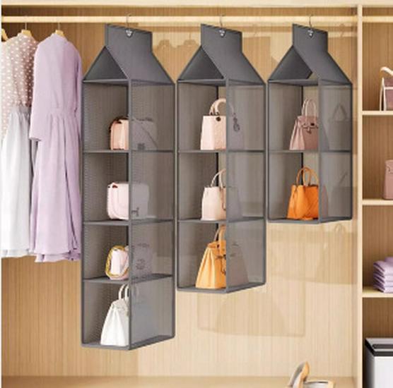 Staubdichter zweiseitig faltbarer Handtaschen-Organizer