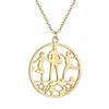 Kinitial Birth Flower Pendants Necklaces For Women Jewelry Ankh Cross Egyptian Leaves Moon Sun Butterfly Chain Choker Collares