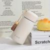 1pcs Mini Insulated Water Bottle Compact Portable Stainless Steel Flask Minimalist Travel Mug with Tassel
