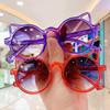 Cute Cartoon Cat Ear Sunglasses for Kids Girls Boys Fashion Sun Protection Glasses Outdoor Photography