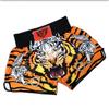 Tiger Muay Thai Kickboksing Boksing MMA UFC Fritidsshorts Gym Sport Unisex Menn Kvinner Trening Hurtigtørkende Trykk Elastisk Høy midje Trening