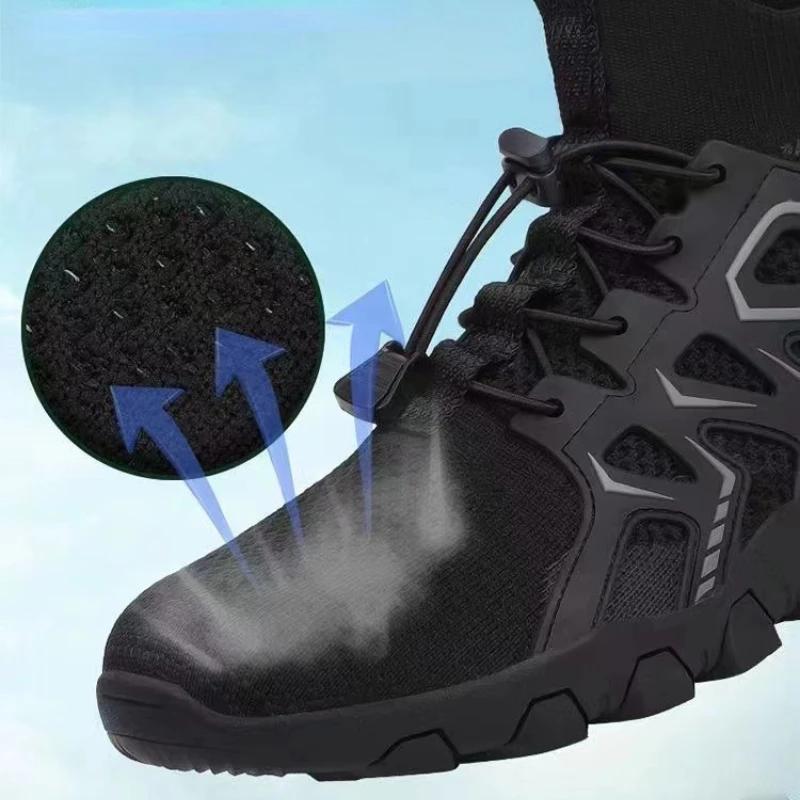 Herren Wat-Sneaker Atmungsaktive High-Top Wanderschuhe für Herren Outdoor Schnelltrocknendes Strand-Schuhwerk Rutschfeste Herren Wanderschuhe Neu