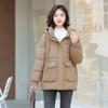 Brand down jacket women's short winter new thickened small white duck down bread jacket trendy