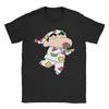 Crayon Shin-Chans T-Shirt Summer Japanese Cartoon Cotton T Shirts For Couple Custom DIY Tee Shirt Short Sleeve Y2K Fun Clothes