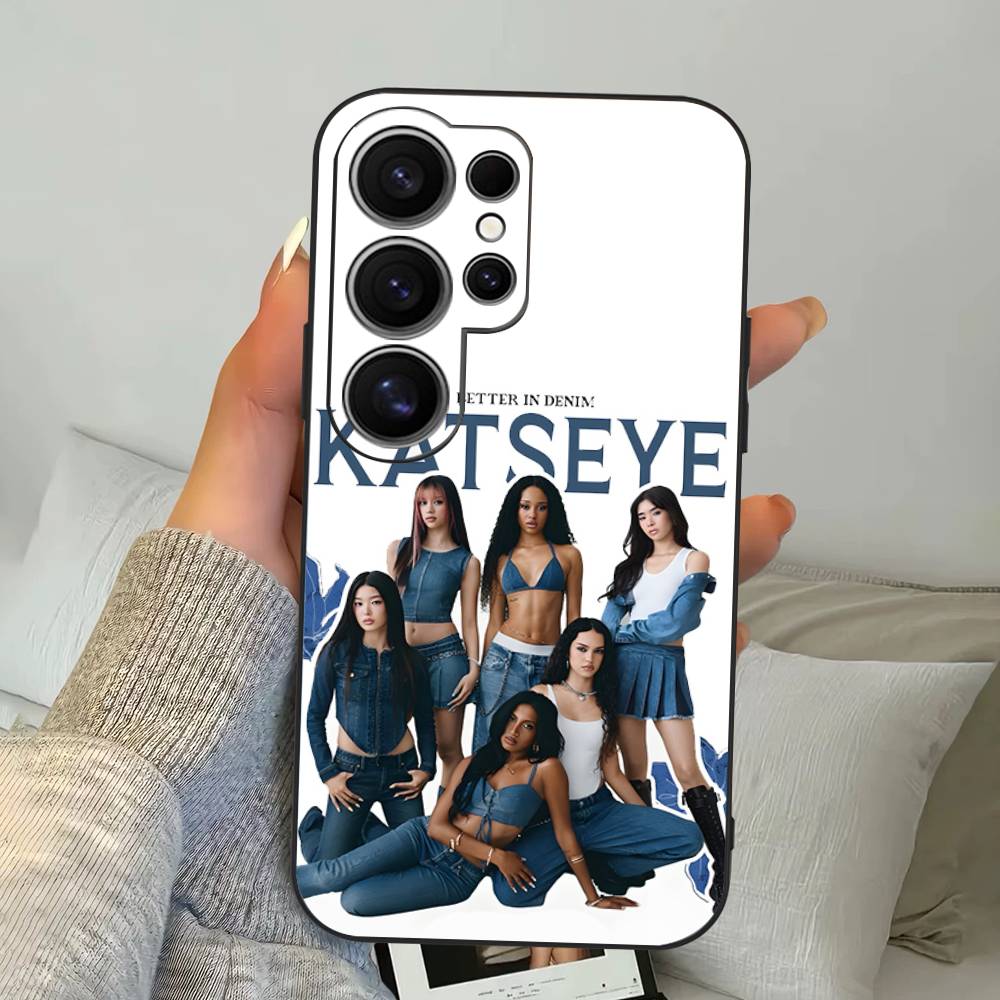 K-KATSEYE Music Phone Case For Samsung S 24 Fe 25 Ultra Plus 20 Lite 21 30 22 23 24 22 Ultra 5G Fundas