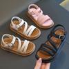 Sandales Élégantes pour Bébés Filles Été Nouvelles Sandales Décontractées pour Enfants Chaussures Plates Filles Mode Décontractées Antidérapantes Chaussures de Plage Étudiant Enfant