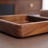Stackable Candy Plate Wooden Fruit Tray Smooth Edge Tea Serving Plate  Candy Serving