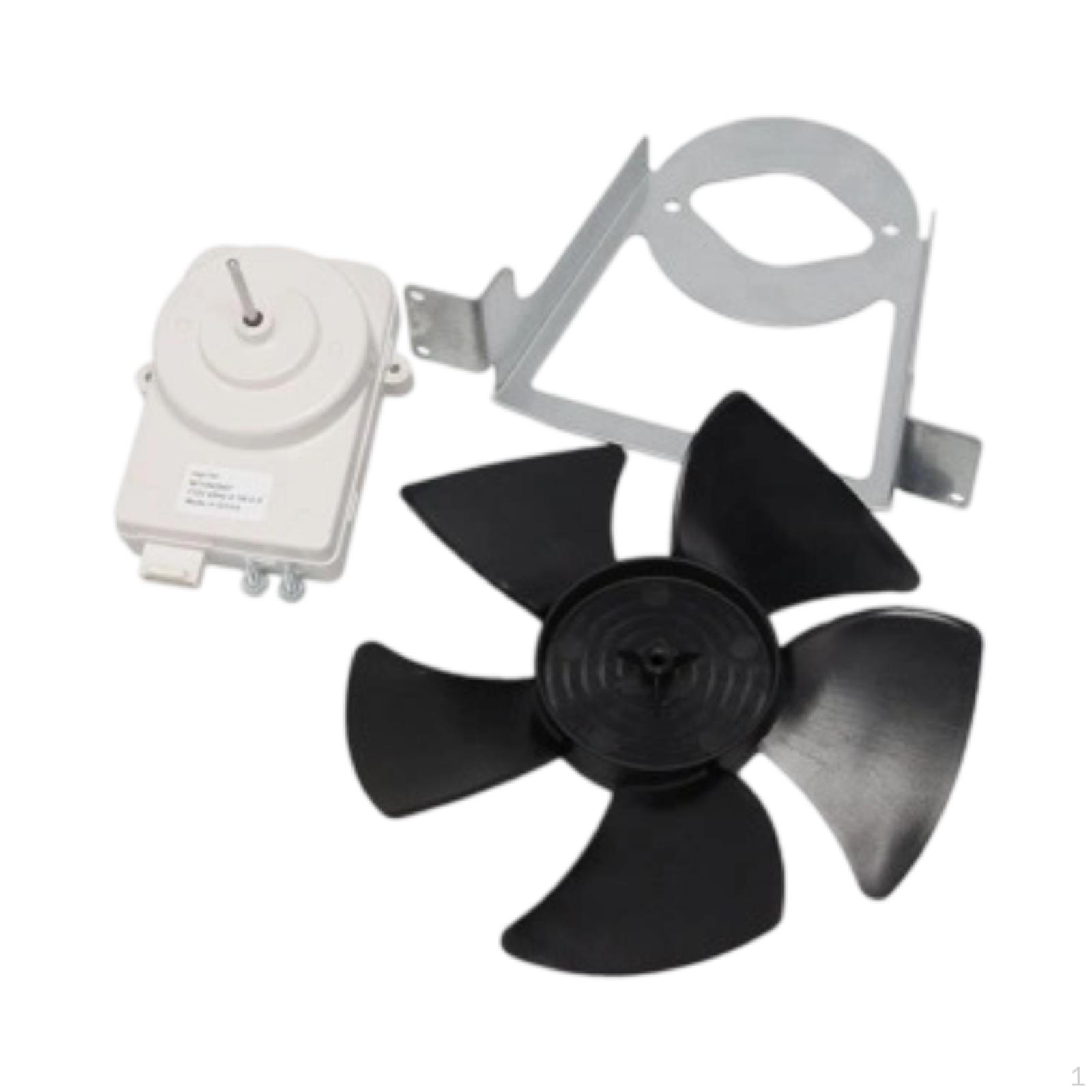 

Комплект двигателя вентилятора конденсатора холодильника Охлаждающий набор Замена системы холодильника Прочный