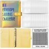 Dazzling Colors Saving Money Binder PU Leather Savings Challenge Notepad  Couple
