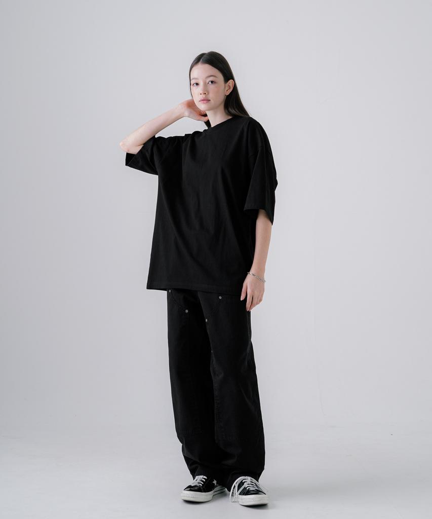 EZKATON Dreaming Short Sleeve T-Shirt Black Kmst6777