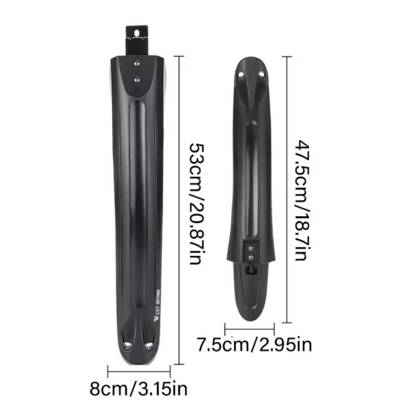Mountain Bike Mudguard Windproof Bike Front Rear Mud Guard Widen Road Bike Mudguard for Against Splashing Water & Dirt