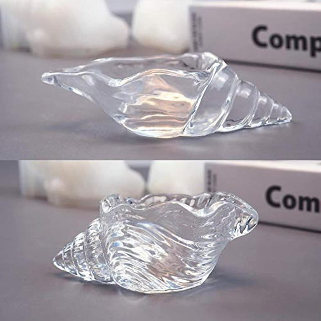 Silicone Conch Shaped Tray Mold Creative Sea Snail Epoxy Resin Casting Mold for Making Jewelry Tray Dishes Storage Home Decor Re