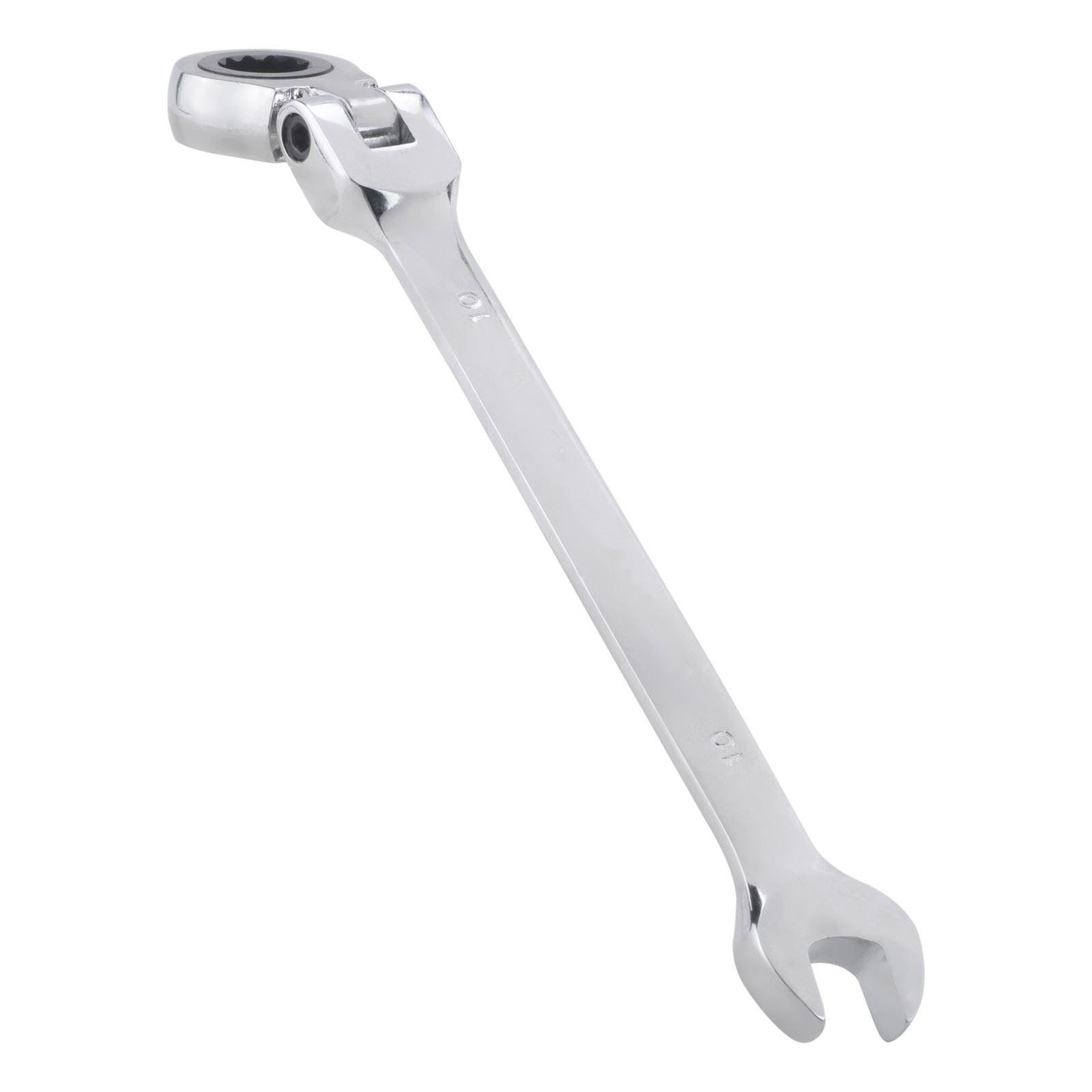 1PC Flexibel Kopf Ratsche Metrisch Schraubenschlüssel Offenes Ende Und Tool 10mm