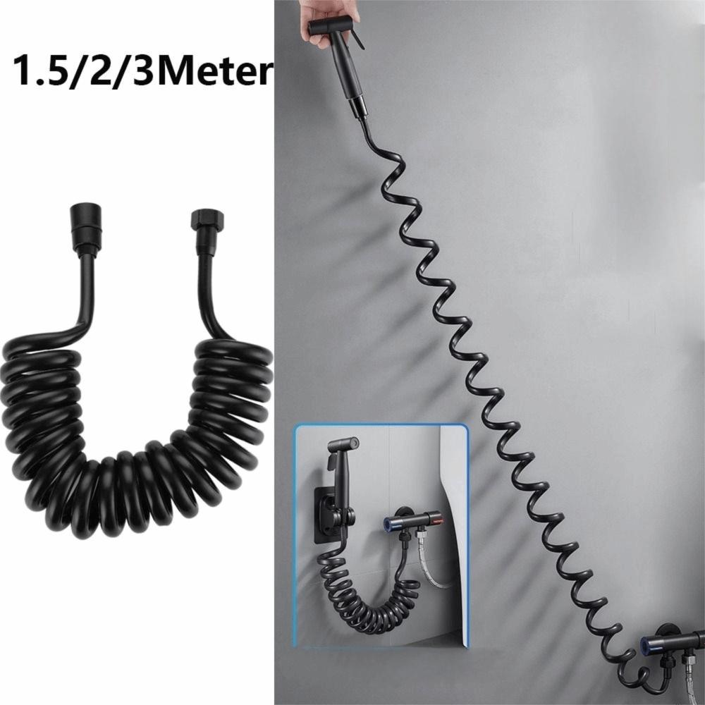 1,5/2/3 Meter Großer Durchfluss Feder Duschschlauch Flexibel Toilette Bidet Teleskoprohr