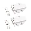2 Pack Portable Sturdy Magnetic Push To Open Cabinet Hardwares Accessory for Hide Door and Drawers In Elegant Color