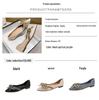 Plus Size Women's Rhinestone Pointed Toe Loafers (Sizes 41-43) - 2022 Flat Fashion Style